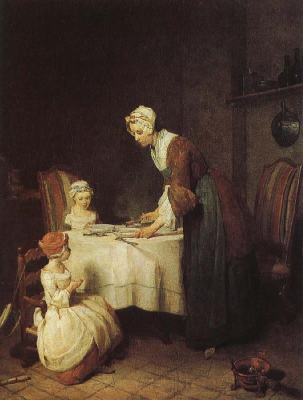 Jean Baptiste Simeon Chardin fasting prayer Spain oil painting art